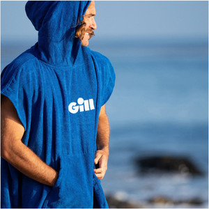 2024 Gill Hooded Towel Changing Robe / Poncho 5022 - Blue